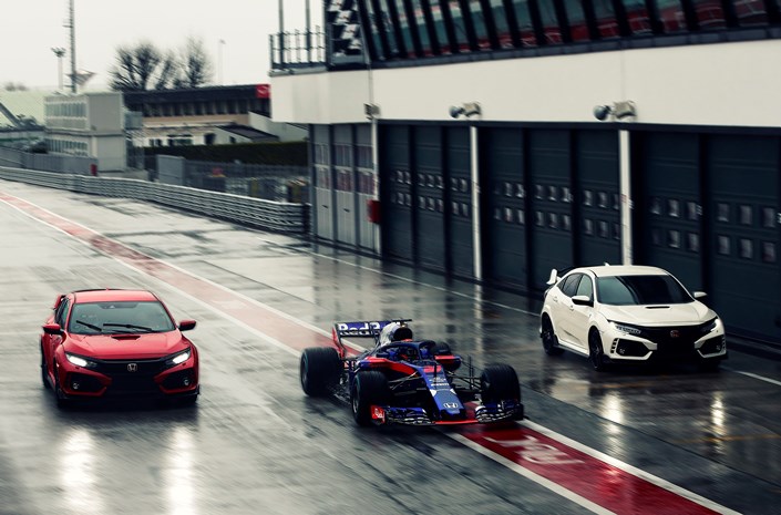 Civic Type R gekozen door Red Bull Formule 1 coureurs
