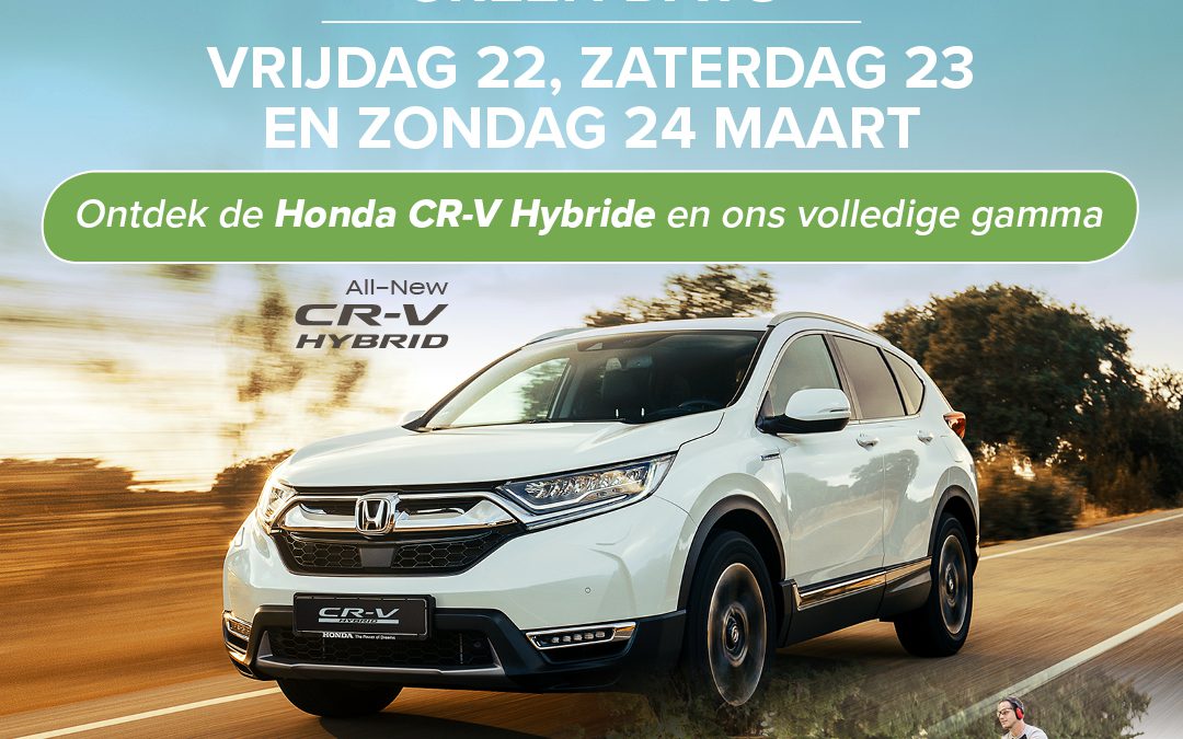 Honda Green Days bij Van Wiemeersch