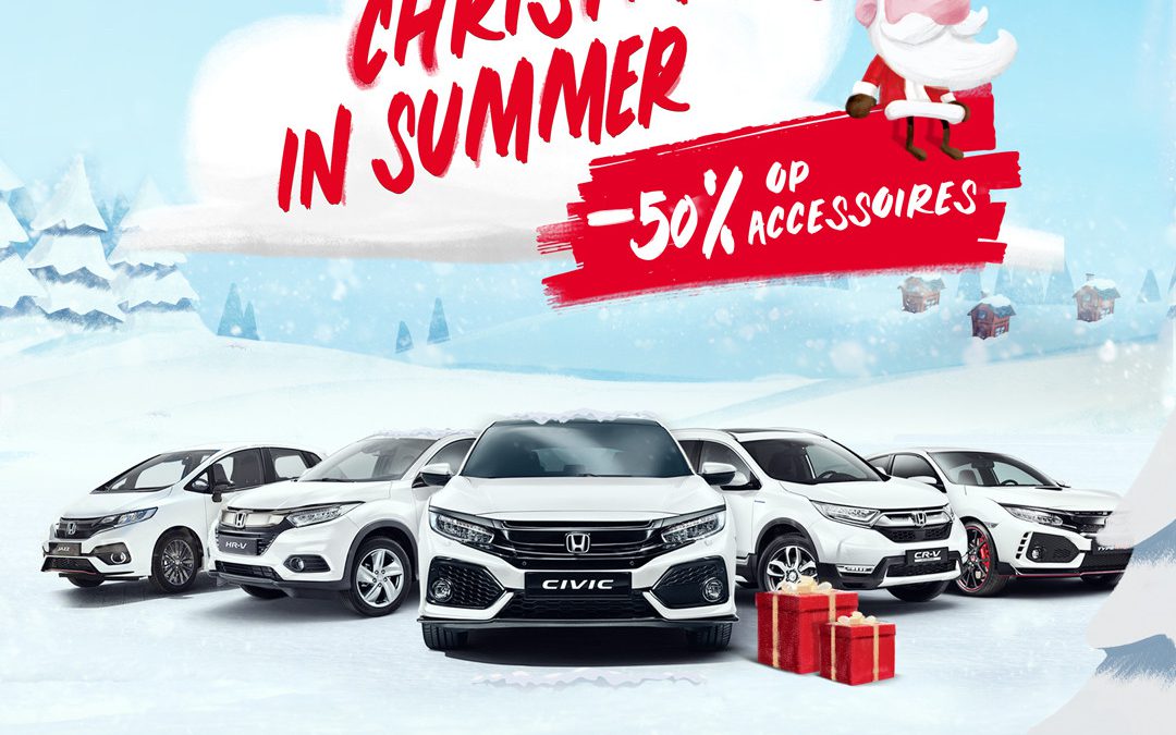 -50% op Honda accessoires