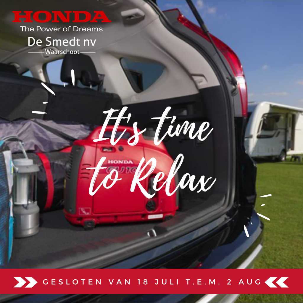 Honda Garage De Smedt is gesloten